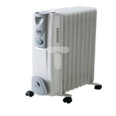 Grzejnik olejowy moc 7 żeberek 1500 W kolor szary VO0272
