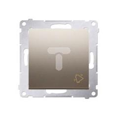 Simon 54 Przycisk /dzwonek/ 16AX 250V złoty mat DD1A.01/44