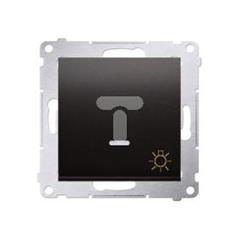 Simon 54 Przycisk /światło/ z podświetleniem LED 16AX 250V antracyt DS1AL.01/48