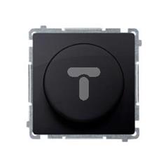 Simon Basic Ściemniacz naciskowo-obrotowy jednobiegunowy do LED ściemnialnych 230V grafit matowy BMS9L.01/28