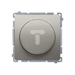 Simon Basic Ściemniacz naciskowo-obrotowy jednobiegunowy do LED ściemnialnych 230V satynowy BMS9L.01/29