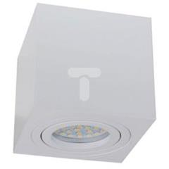 Oprawa natynkowa kwadratowa CUBE biały mat 1 x gu10  LUX05458