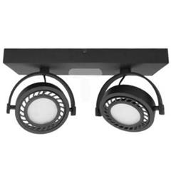 Kinkiet Piano 2 x ES111 czarny matowy + LED 9W gratis CL1129-b-gu10