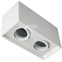 Oprawa natynkowa SURF 2 x gu10 biały  CL1002-w