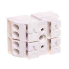 Blok zasilający 2-biegunowy biały 862-652 