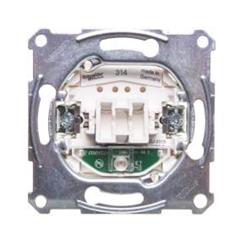 Merten System M Przycisk jednobiegunowy 1Z z podświetleniem mechanizm MTN3160-0000