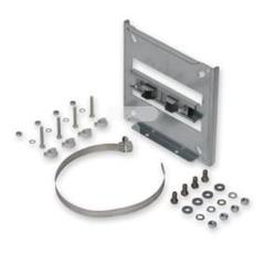 Obejma do montażu obudowy o szer. 200 mm na słupie, kpl. płyta + obejma, Cubo C, E, F, O i W PMB2020