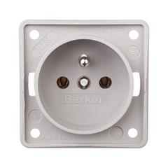 Integro Flow Gniazdo z uziemieniem szare mechanizm 0961852506