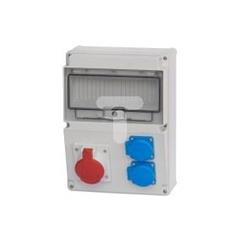 Rozdzielnica budowlana MEDIOLAN 1x5P 16A 2x2P+Z 11 modułów ITALINE ITA00126 ELIT50536