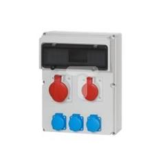 Rozdzielnica budowlana MEDIOLAN 1x5P 16A 1x5P32A 3x2P+Z ITALINE ITA00128 ELIT50538