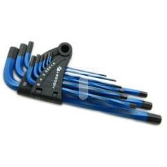 Klucze sześciokątne stal S2 skręcone 9 elementów HT1W805