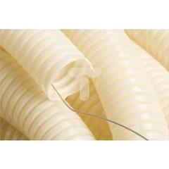 Rura karbowana z pilotem 32mm kolor naturalny 750N FK15/32F DX16332 /25m/