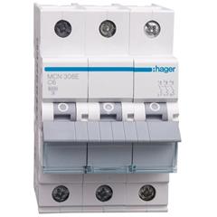 Wyłącznik nadprądowy 3P C 6A 6kA AC MCN306E