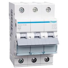 Wyłącznik nadprądowy 3P C 13A 6kA AC MCN313E