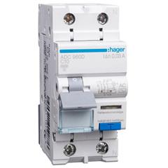 Wyłącznik różnicowo-nadprądowy 2P 10A C 0,03A typ AC ADC960D
