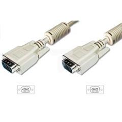 Kabel połączeniowy SVGA Typ DSUB15/DSUB15, M/M beżowy 20m AK-310103-200-E