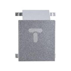 Zaślepka wtyku gniazda teleinformatycznego pojedynczego RJ45/RJ12 srebrny mat BWB/43 WMYZ-500005-043