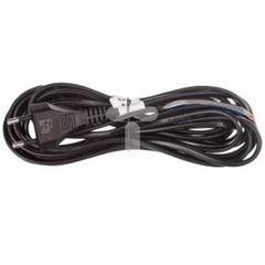 Przewód przyłączeniowy H03VVH2-F 2x0,75 5m czarny (S19275)