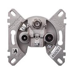 Merten System M Gniazdo antenowe potrójne R/TV/SAT mechanizm MTN466097