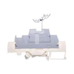 Złączka trzypiętrowa ekranowana / L / L 2,5mm2 biała / szara / szara 280-548