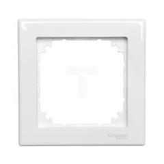 Merten System M Ramka pojedyncza pozioma i pionowa biała MTN478125