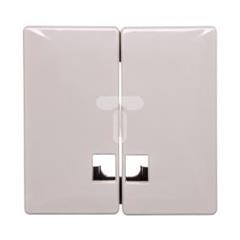 Klawisz świecznikowy przycisk 2x beżowy tworzywo MTN413544