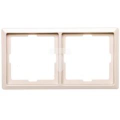 Merten Artec Ramka podwójna tworzywo Poziomy i pionowy kremowy MTN481244