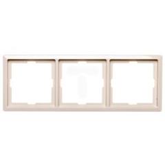 Merten Ramka 3x biały tworzywo Poziomy i pionowy MTN481344