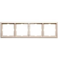 Artec Ramka 4x kremowy tworzywo Poziomy i pionowy MTN481444