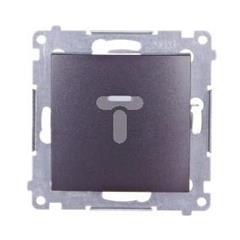Simon 54 Przycisk pojedynczy z podświetleniem antracyt DP1AL.01/48 WMDL-011XP2-048