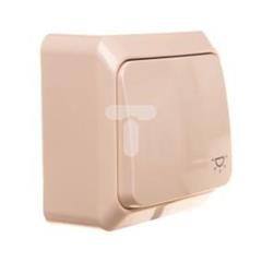 Przycisk świało beżowy Prima WDE001113