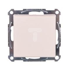 Merten System M Gniazdo pojedyncze z/u 16A IP20 z klapką kremowe MTN2510-0344