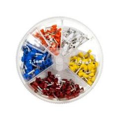 Zestaw końcówek tulejkowych cynowanych HI w pudełku ZHIA E08KH-03020300101