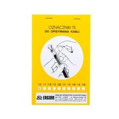 Oznacznik do opisywania ręcznego TS 0 biały E04ZP-02010100100 /910szt./