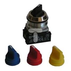 Przełącznik 2 położeniowy pokrętło 30mm żółty 2Z bez samopowrotu W0-NEF30-P 2X G