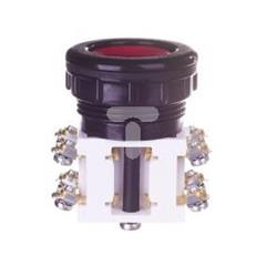 Przycisk sterowniczy 38mm czerwony 2Z 2R z samopowrotem W0-N2-1KP C