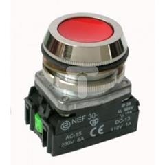 Przycisk sterowniczy 30mm czerwony 1Z z samopowrotem W0-NEF30-K X C