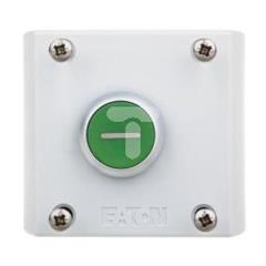 Przycisk sterowniczy 22mm zielony 1Z 1R z samopowrotem M22-D-G-X1/KC11/I 216522