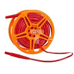 Przewód pomiarowy 20m czerwony na szpuli /wtyki bananowe/ WAPRZ020REBBSZ