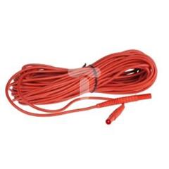 Przewód pomiarowy 20m czerwony /wtyki bananowe/ WAPRZ020REBB
