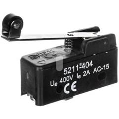 Wyłącznik krańcowy miniaturowy 1R 1Z tworzywo dźwignia obrotowa W0-5211-404