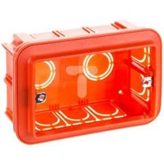 Puszka p/t 68mm 104x 48mm czerwony 24 SC GW24204