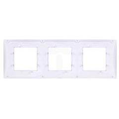 Unica Plus Ramka potrójna biel polarna pozioma MGU6.006.18