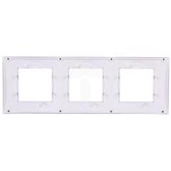 Unica Plus Ramka potrójna umbra kakaowa pozioma MGU6.006.871