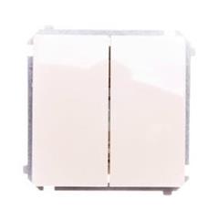 Simon Basic Łącznik schodowy z podświetleniem beżowy BMW6/2L.01/12 WMUL-0612xx-9011