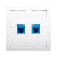 Simon Classic Gniazdo telefoniczne podwójne 2xRJ12 białe MT2/11 WMCT-1020xx-1013