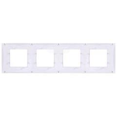 Unica Plus Ramka poczwórna zielony pozioma MGU6.008.866