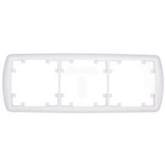 xComfort Ramka 3x biały tworzywo Poziomy i pionowy C100-RAZ-R3-WS-00 289674