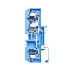 Złączka szynowa 3-przewodowa 10mm2 niebieska 284-684 