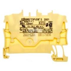 Złączka szynowa 2-przewodowa 1,5mm2 żółta 2001-1206 TOPJOBS 